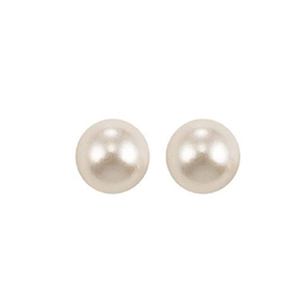 14Kt White Gold Pearl Earring