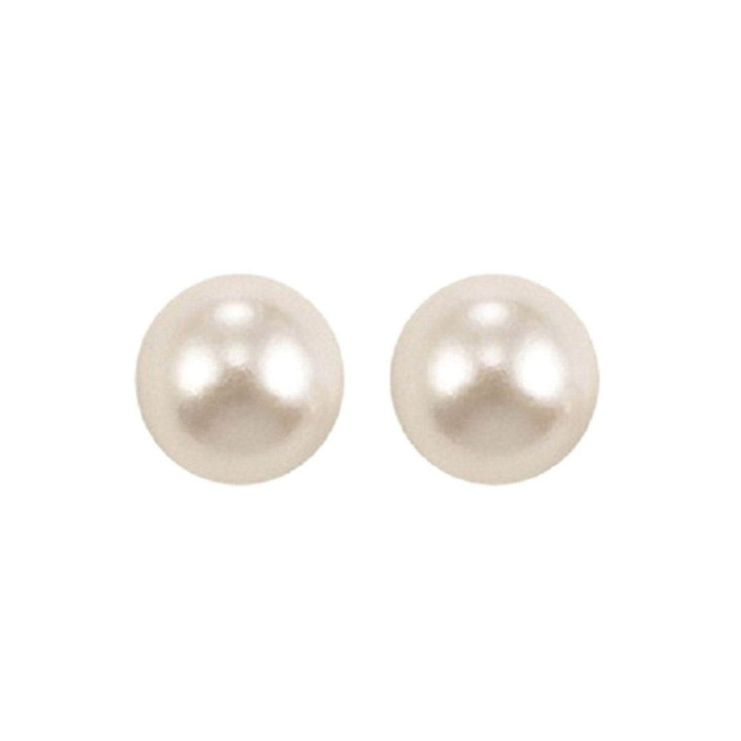 14Kt Yellow Gold Pearl Earring