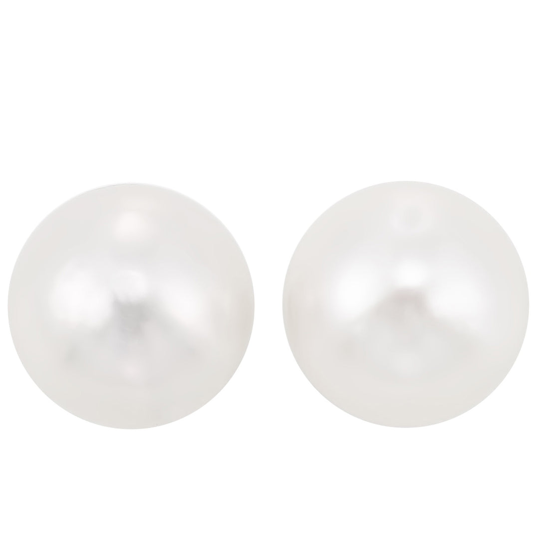 14Kt White Gold Pearl Earring