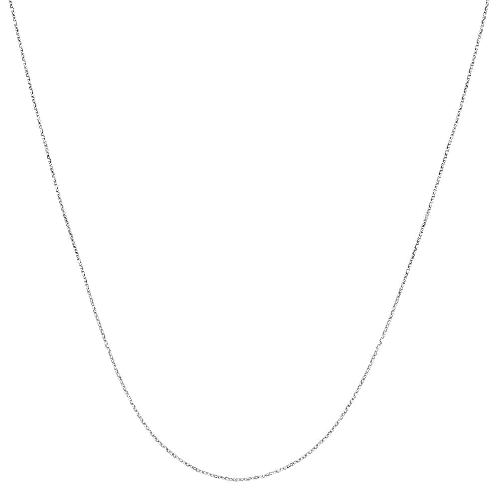 Platinum 0.87mm Diamond Cut Cable Chain