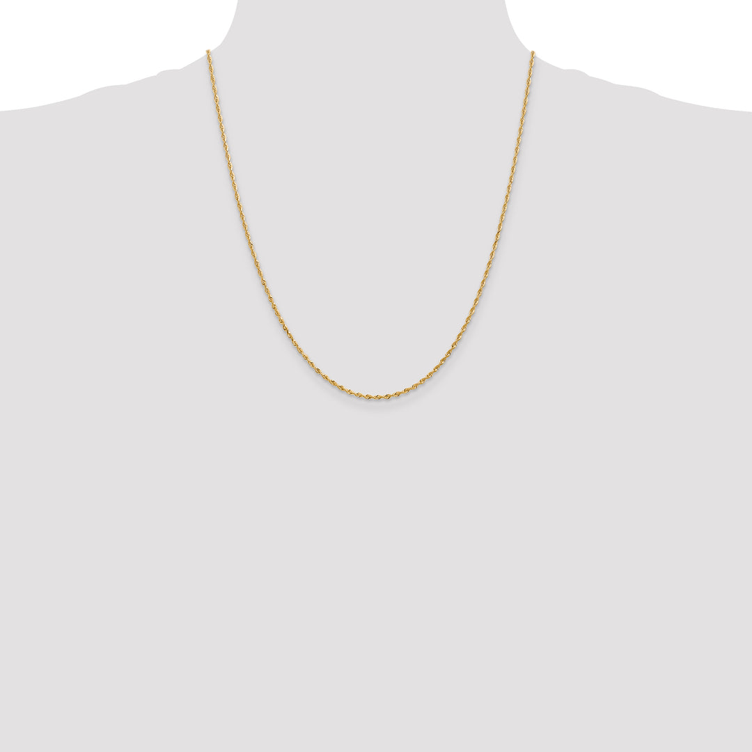 14k 1.85mm D/C Quadruple Rope Chain