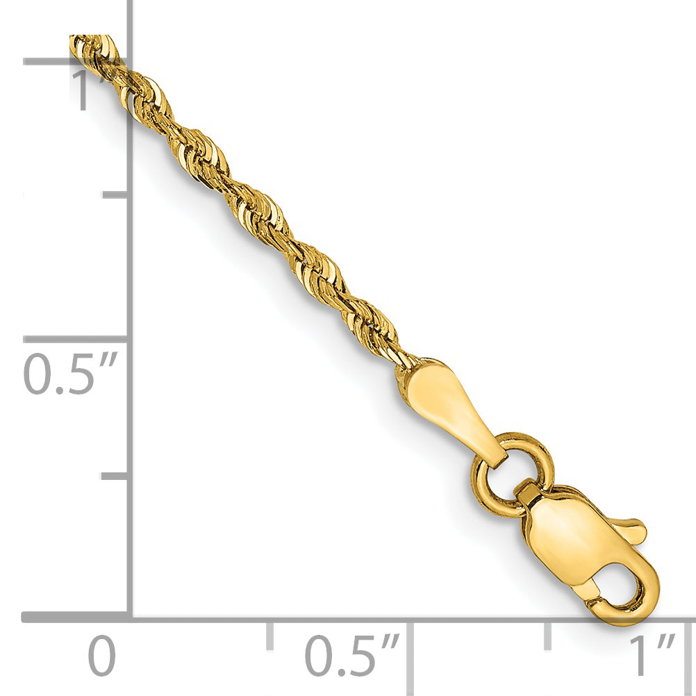 14k 1.85mm D/C Quadruple Rope Chain
