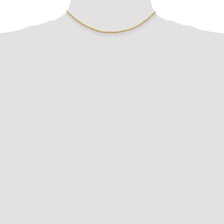 14k 2.0mm D/C Quadruple Rope Chain