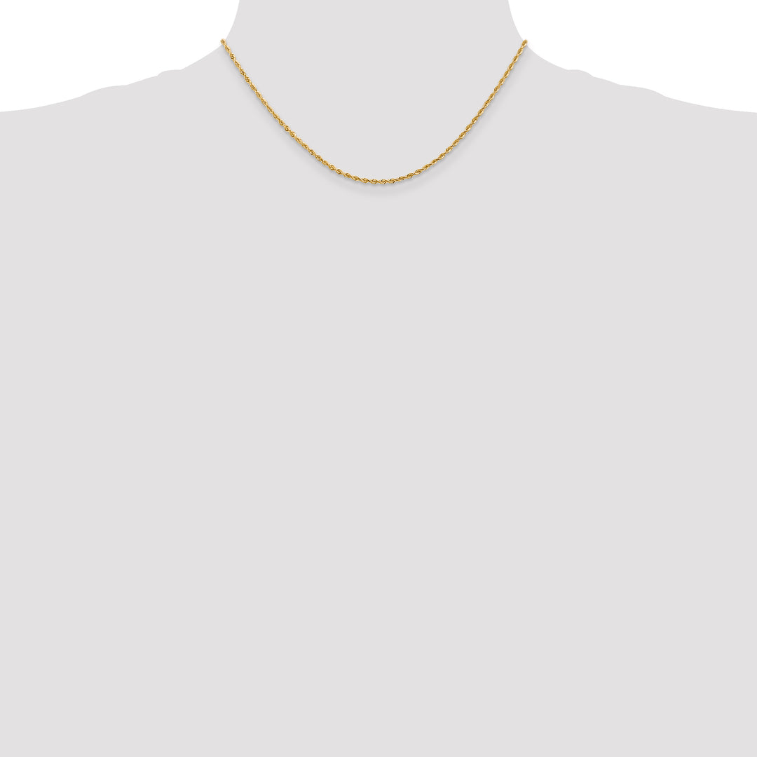 14k 2.0mm D/C Quadruple Rope Chain