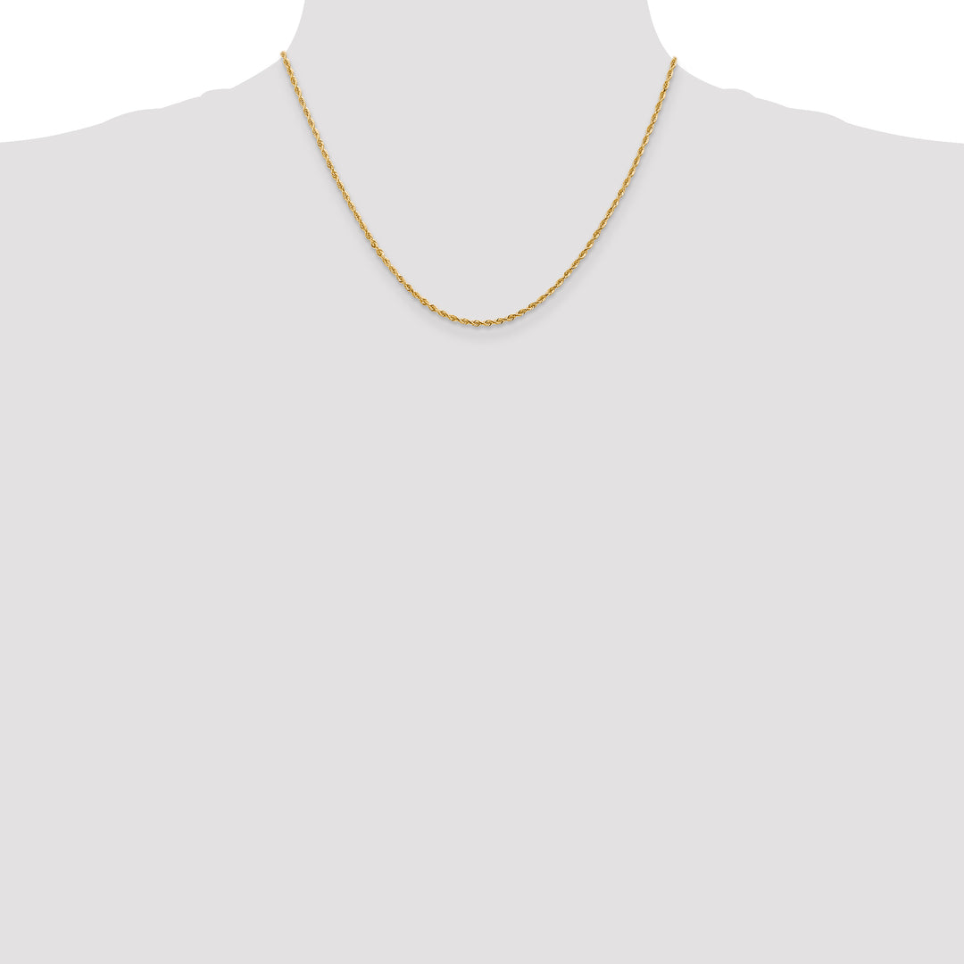 14k 2.0mm D/C Quadruple Rope Chain