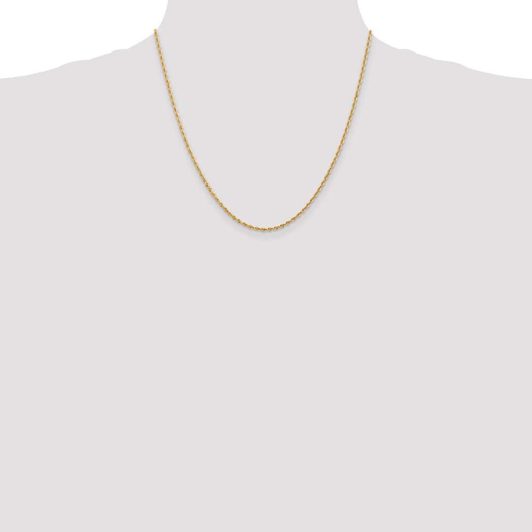 14k 2.0mm D/C Quadruple Rope Chain
