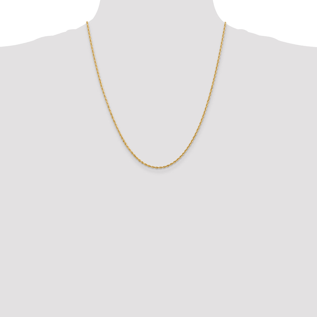 14k 2.0mm D/C Quadruple Rope Chain