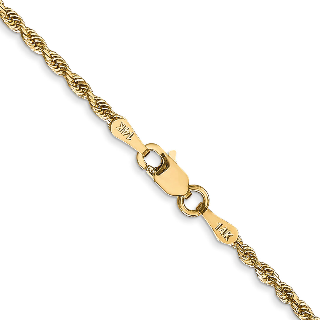 14k 2.0mm D/C Quadruple Rope Chain