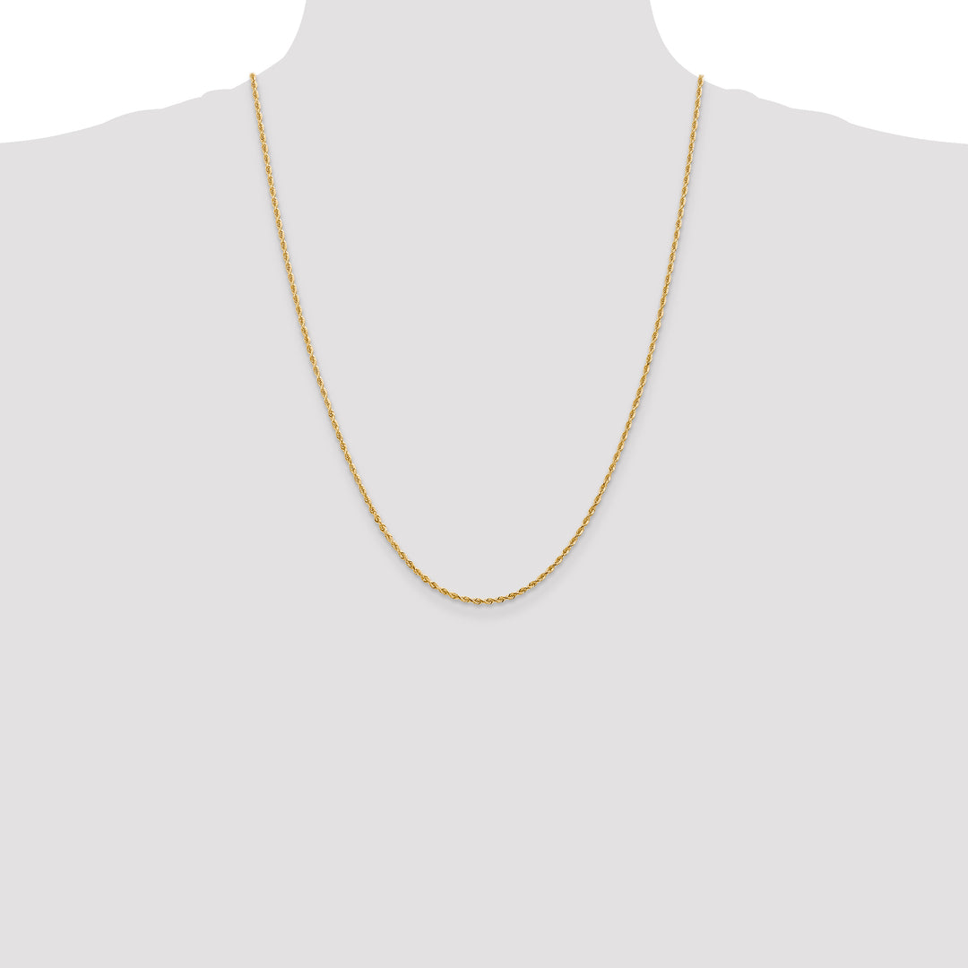 14k 2.0mm D/C Quadruple Rope Chain