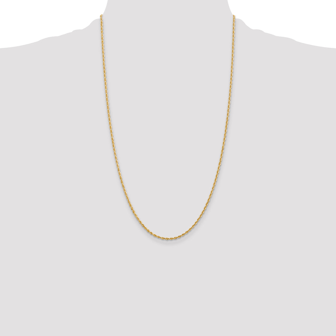 14k 2.0mm D/C Quadruple Rope Chain