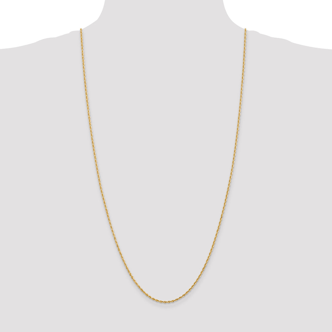 14k 2.0mm D/C Quadruple Rope Chain