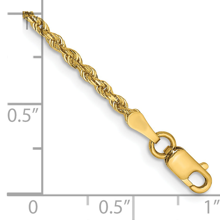 14k 2.0mm D/C Quadruple Rope Chain