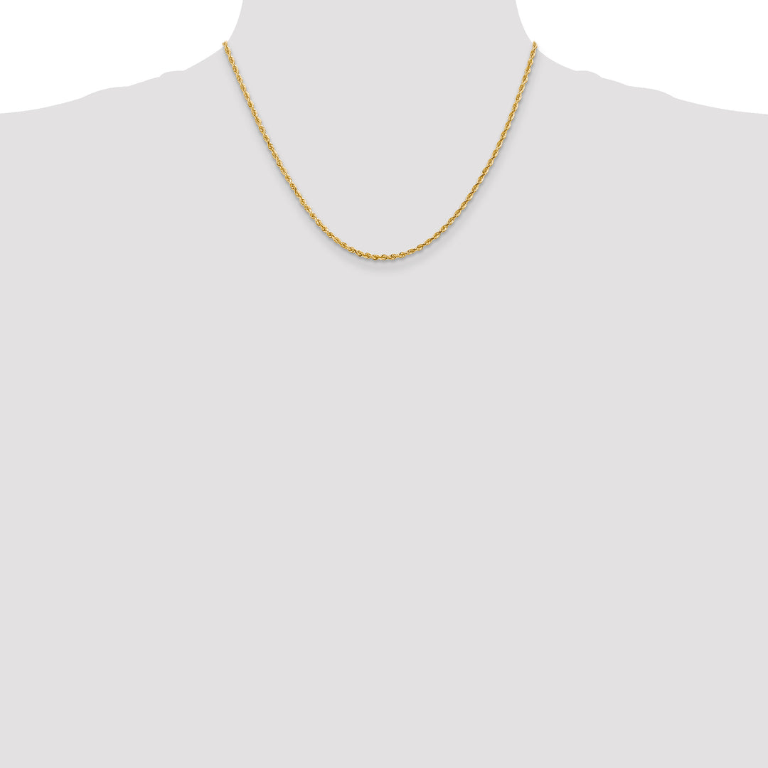 14k 2.25mm D/C Quadruple Rope Chain