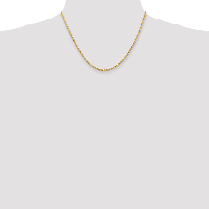 14k 2.25mm D/C Quadruple Rope Chain
