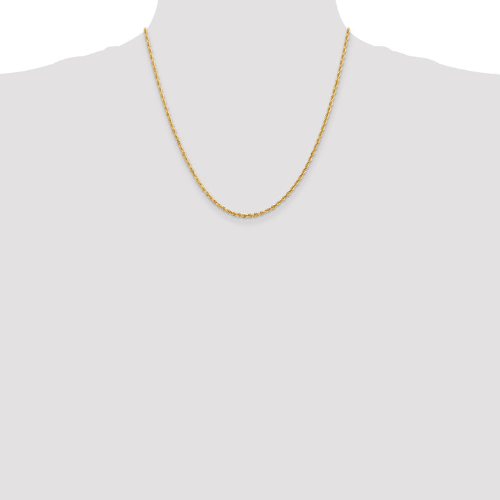 14k 2.25mm D/C Quadruple Rope Chain