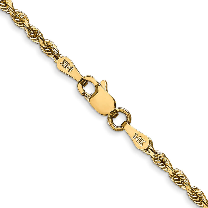 14k 2.25mm D/C Quadruple Rope Chain