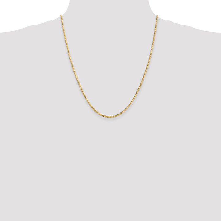 14k 2.25mm D/C Quadruple Rope Chain