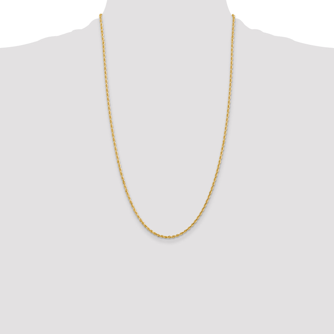 14k 2.25mm D/C Quadruple Rope Chain