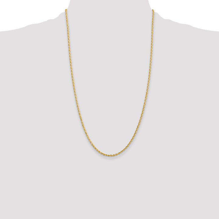 14k 2.25mm D/C Quadruple Rope Chain