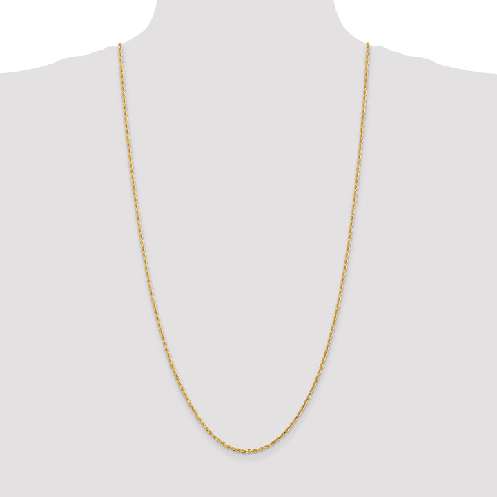 14k 2.25mm D/C Quadruple Rope Chain