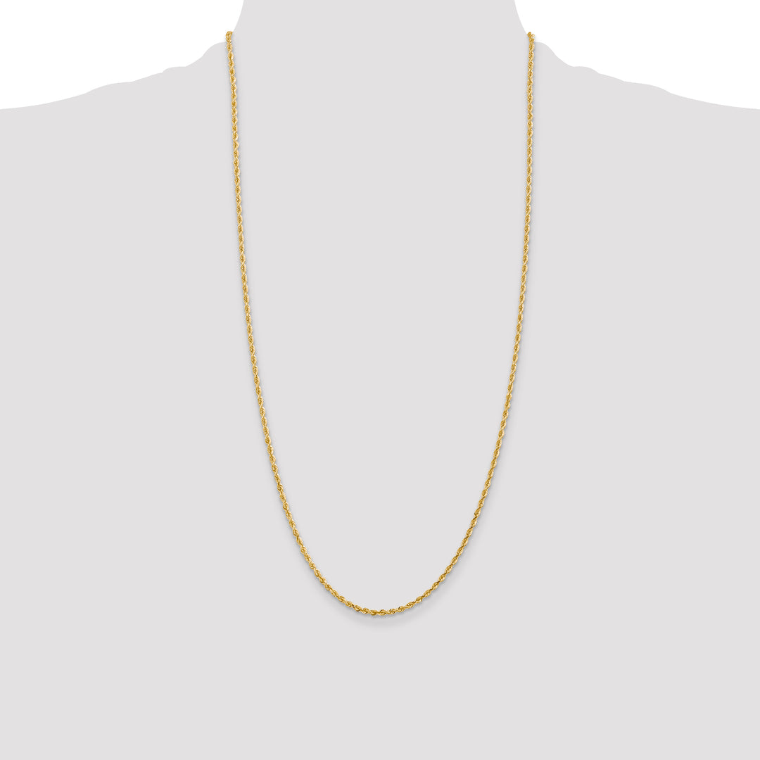 14k 2.25mm D/C Quadruple Rope Chain