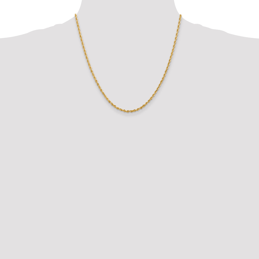 14k 2.75mm D/C Quadruple Rope Chain