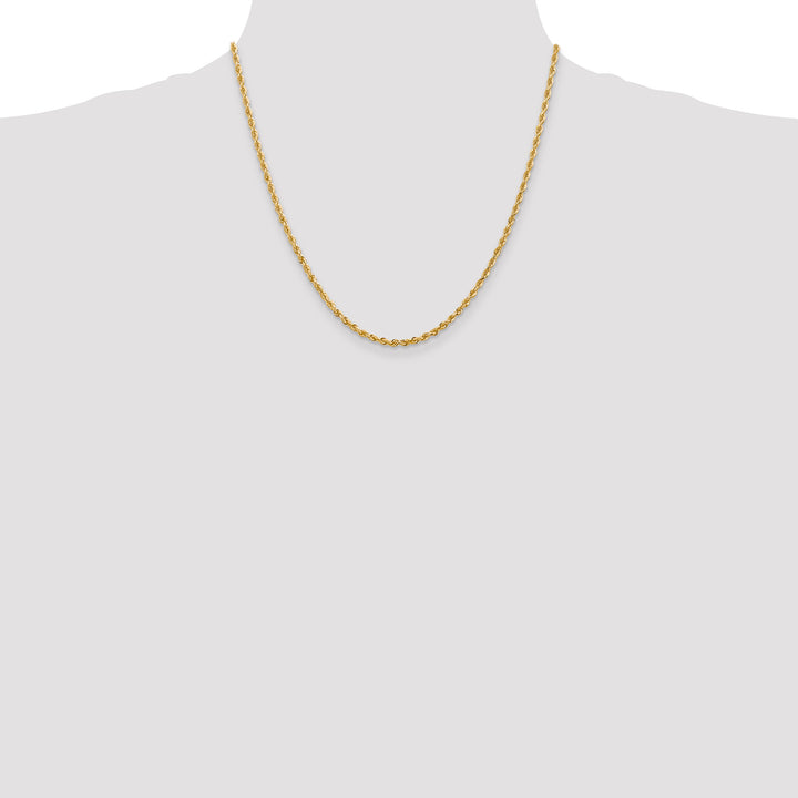 14k 2.75mm D/C Quadruple Rope Chain