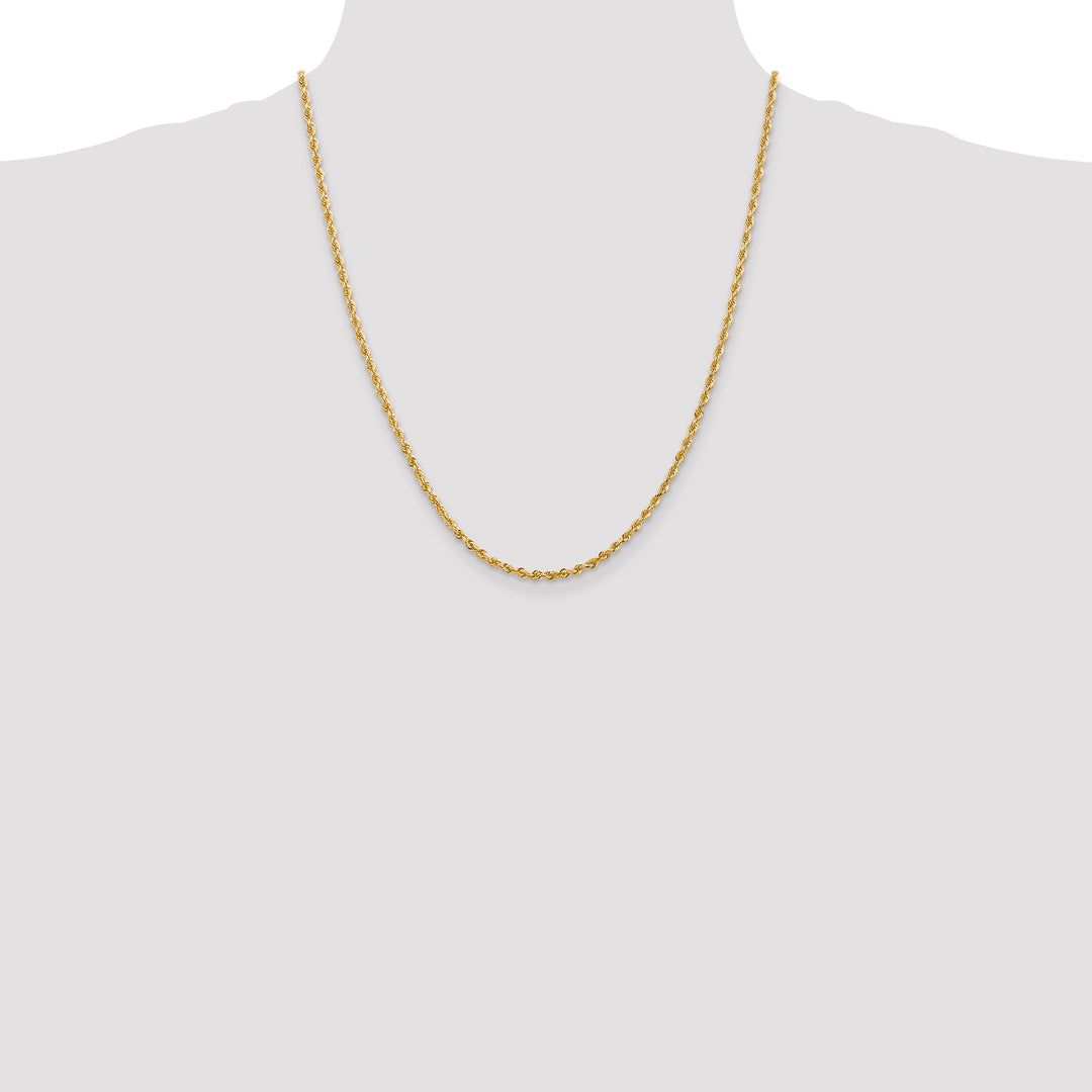 14k 2.75mm D/C Quadruple Rope Chain