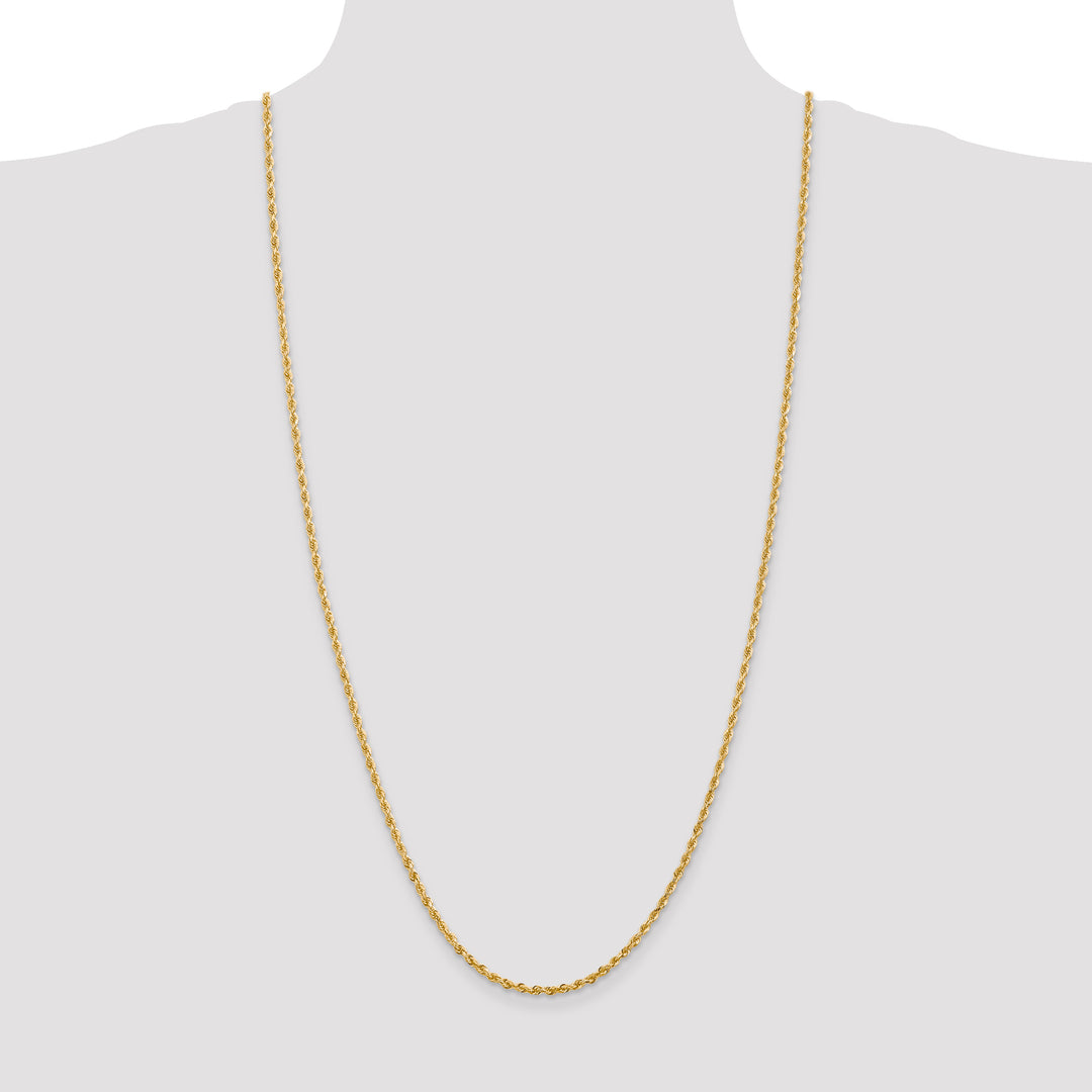 14k 2.75mm D/C Quadruple Rope Chain