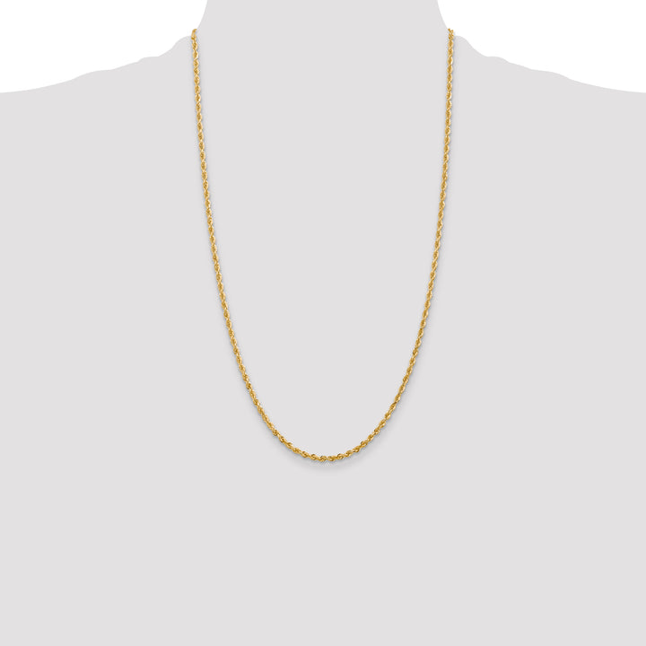 14k 2.75mm D/C Quadruple Rope Chain