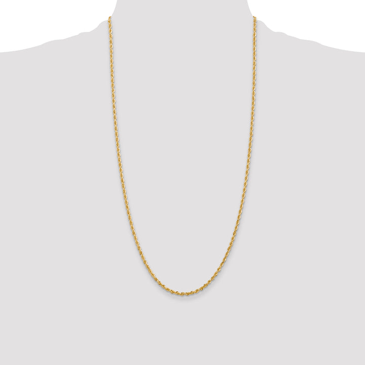 14k 2.75mm D/C Quadruple Rope Chain