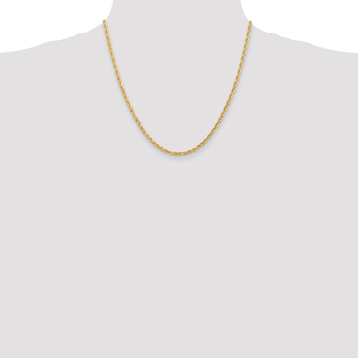 14k 3.0mm D/C Quadruple Rope Chain