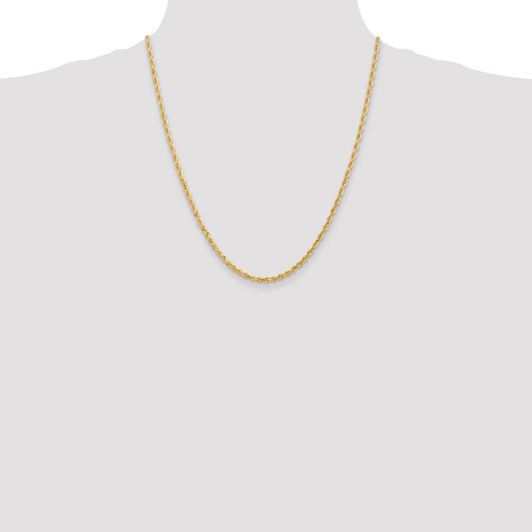 14k 3.0mm D/C Quadruple Rope Chain