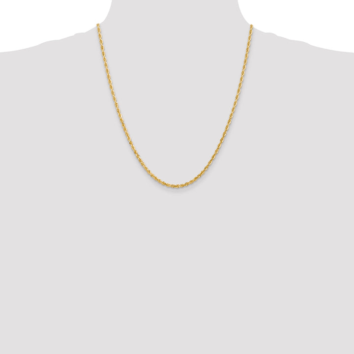14k 3.0mm D/C Quadruple Rope Chain
