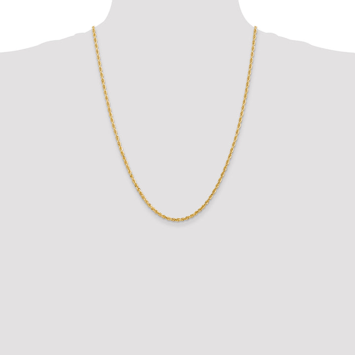 14k 3.0mm D/C Quadruple Rope Chain