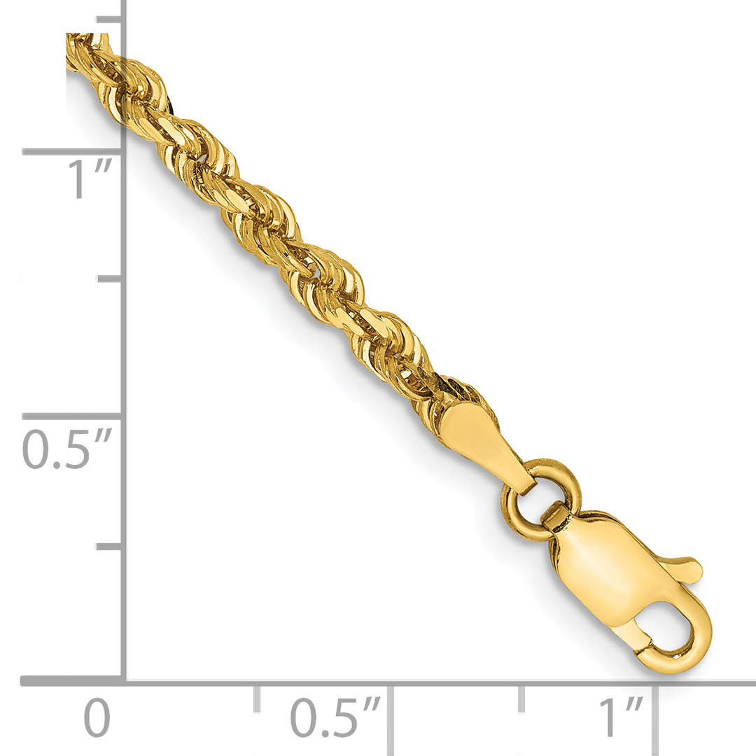 14k 3.0mm D/C Quadruple Rope Chain