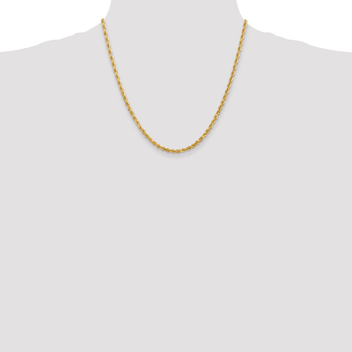 14k 3.35mm D/C Quadruple Rope Chain