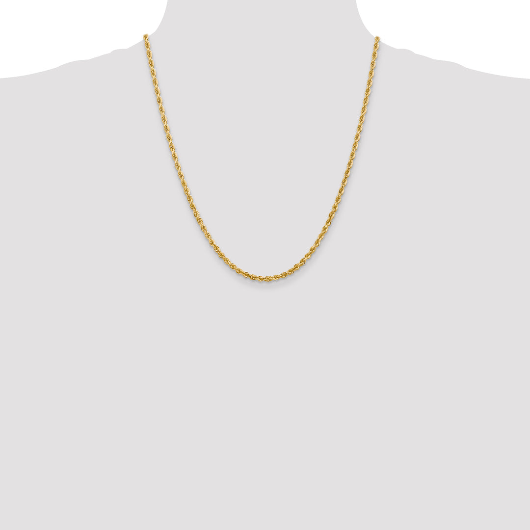 14k 3.35mm D/C Quadruple Rope Chain