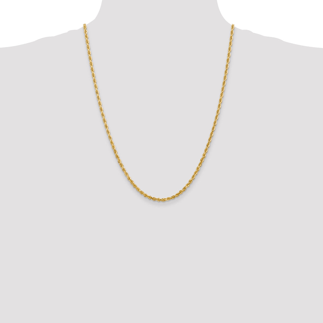 14k 3.35mm D/C Quadruple Rope Chain
