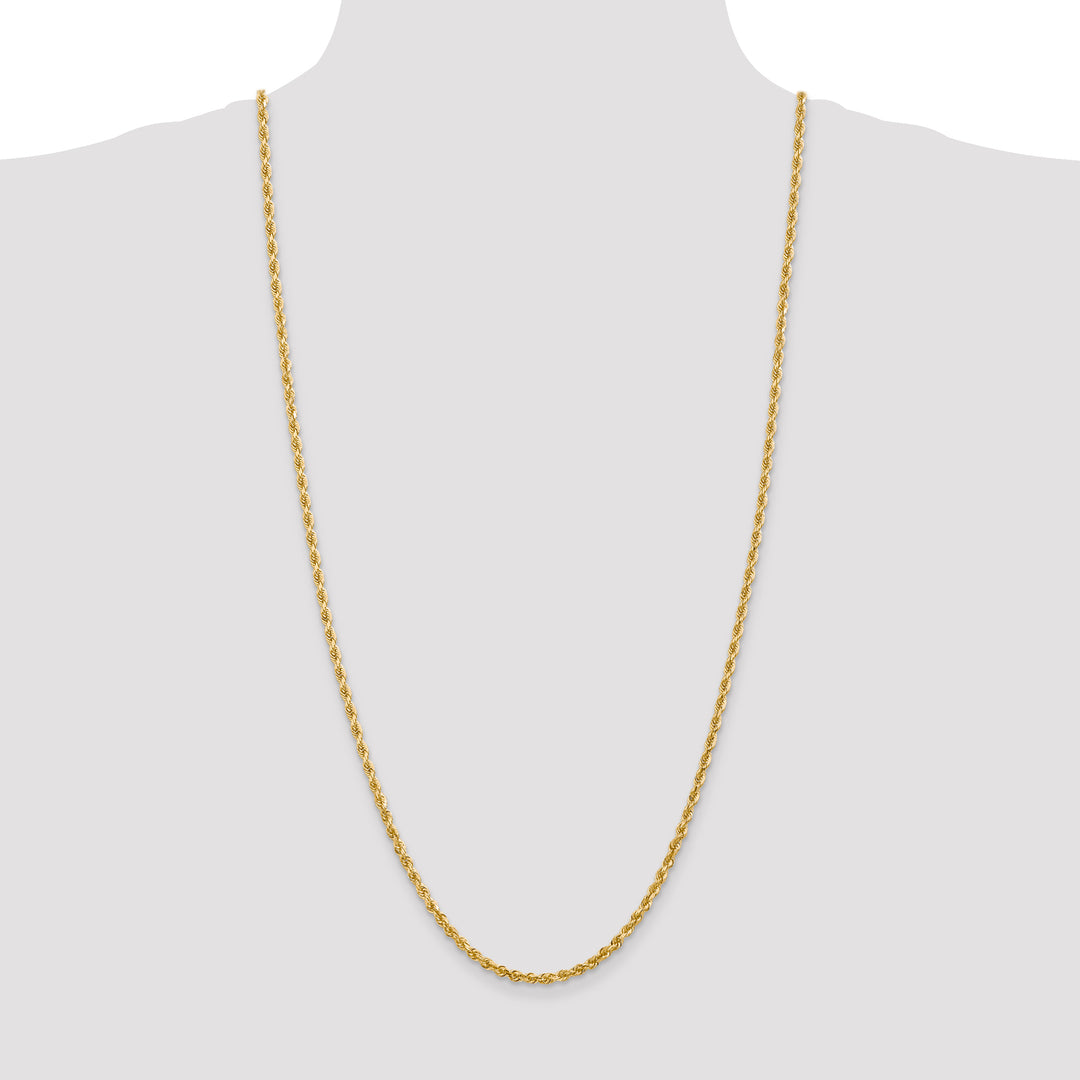 14k 3.35mm D/C Quadruple Rope Chain