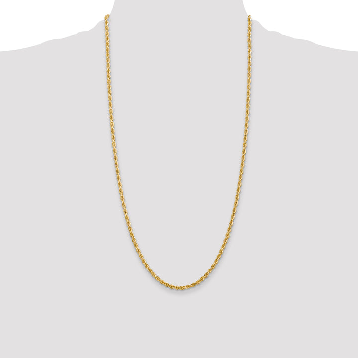 14k 3.35mm D/C Quadruple Rope Chain