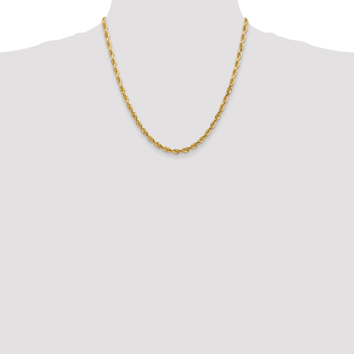 14k 4.5mm D/C Quadruple Rope Chain