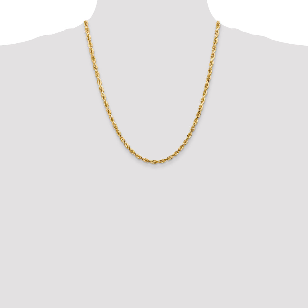 14k 4.5mm D/C Quadruple Rope Chain