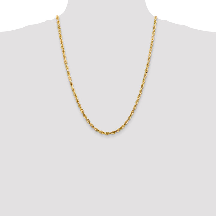14k 4.5mm D/C Quadruple Rope Chain