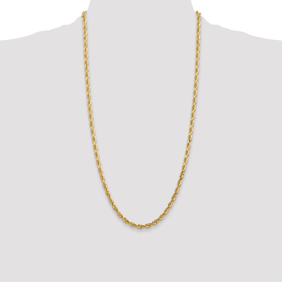 14k 4.5mm D/C Quadruple Rope Chain