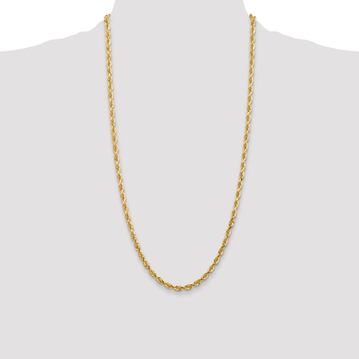 14k 4.5mm D/C Quadruple Rope Chain