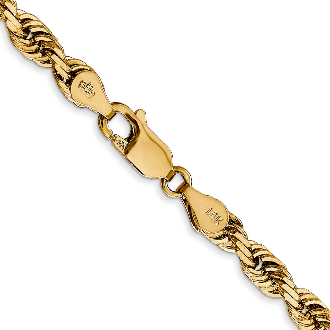 14k 4.5mm D/C Quadruple Rope Chain