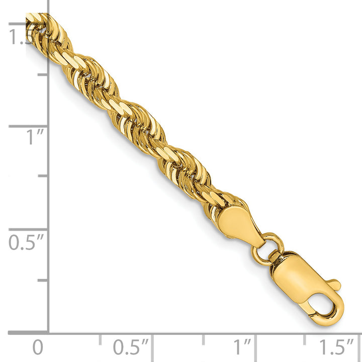14k 4.5mm D/C Quadruple Rope Chain