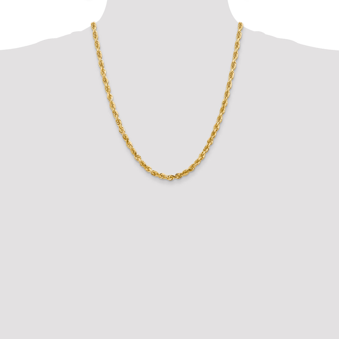 14k 5.0mm D/C Quadruple Rope Chain