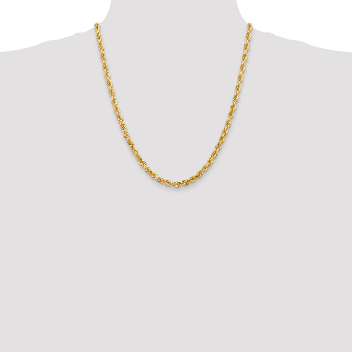 14k 5.0mm D/C Quadruple Rope Chain